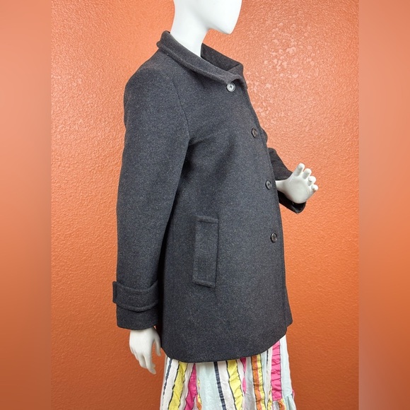 Lauren Ralph Lauren Vintage Jacket Black Button Up Wool Blend Coat Size Medium - Picture 10 of 17